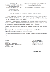 落地签证 (Visa On Arrival - VOA)